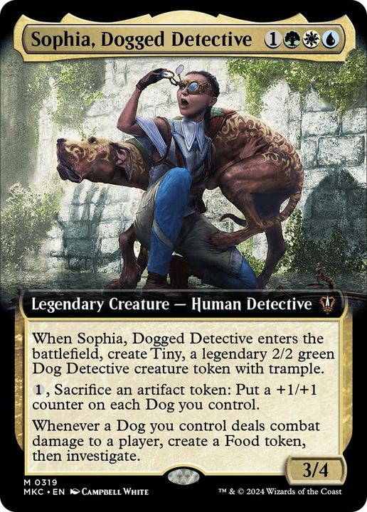 Sophia, Dogged Detective in the group Magic the Gathering / Types / Creatures / Human at Proxyprinters.com (24357)