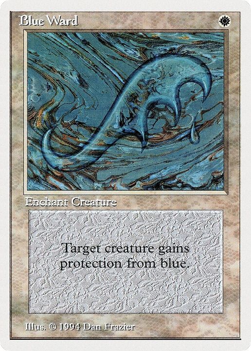 Blue Ward in the group Magic the Gathering / Types / Colors / White at Proxyprinters.com (24364)