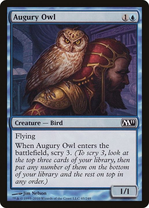 Augury Owl in the group Magic the Gathering / Types / Colors / Blue at Proxyprinters.com (24366)