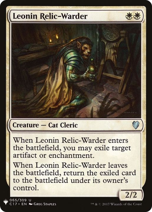 Leonin Relic-Warder in the group Magic the Gathering / Sets / The List at Proxyprinters.com (24399)