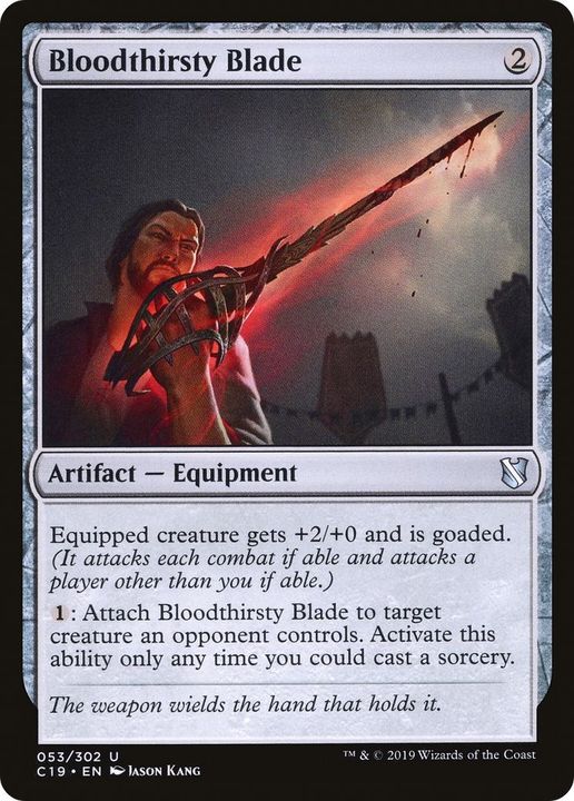 Bloodthirsty Blade in the group Magic the Gathering / Types / Artifacts / Artifact at Proxyprinters.com (24400)