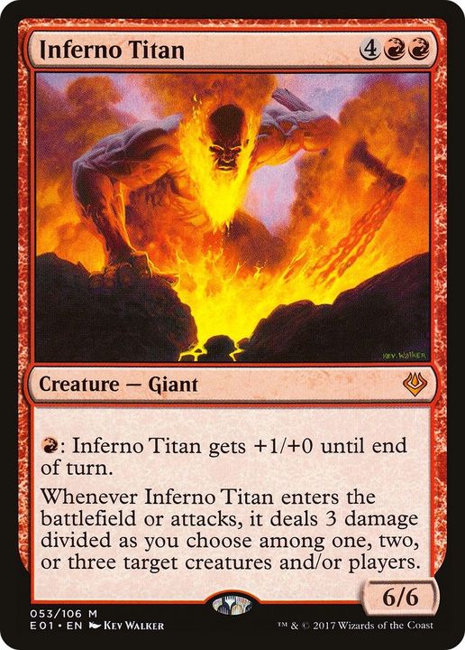 Inferno Titan in the group Magic the Gathering / Types / Colors / Red at Proxyprinters.com (24413)