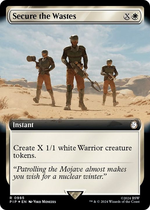 Secure the Wastes in the group Magic the Gathering / Types / Colors / White at Proxyprinters.com (24425)