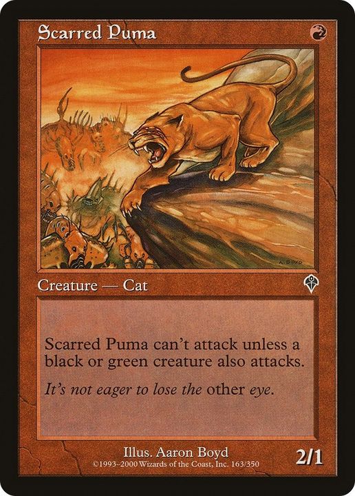 Scarred Puma in the group Magic the Gathering / Types / Colors / Red at Proxyprinters.com (2446)