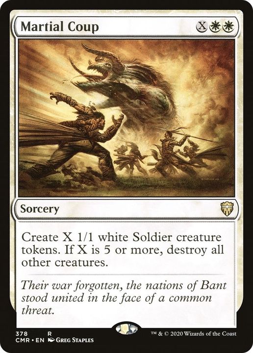 Martial Coup in the group Magic the Gathering / Types / Colors / White at Proxyprinters.com (24460)