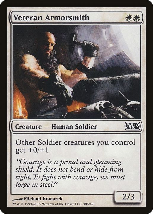 Veteran Armorsmith in the group Magic the Gathering / Types / Creatures / Human at Proxyprinters.com (24462)