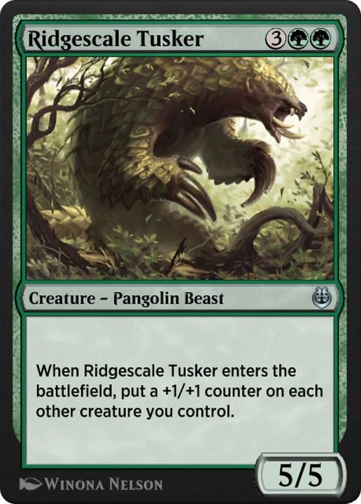 Ridgescale Tusker in the group Magic the Gathering / Types / Colors / Green at Proxyprinters.com (24464)