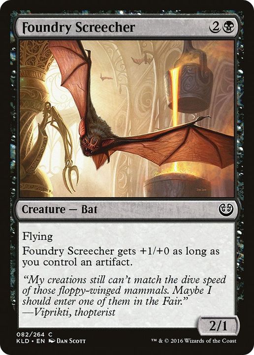 Foundry Screecher in the group Magic the Gathering / Types / Colors / Black at Proxyprinters.com (24500)