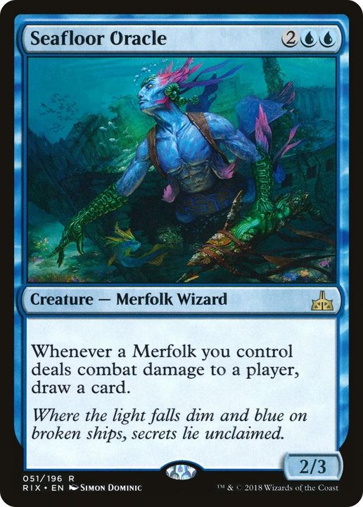 Seafloor Oracle in the group Magic the Gathering / Types / Creatures / Wizard at Proxyprinters.com (24504)