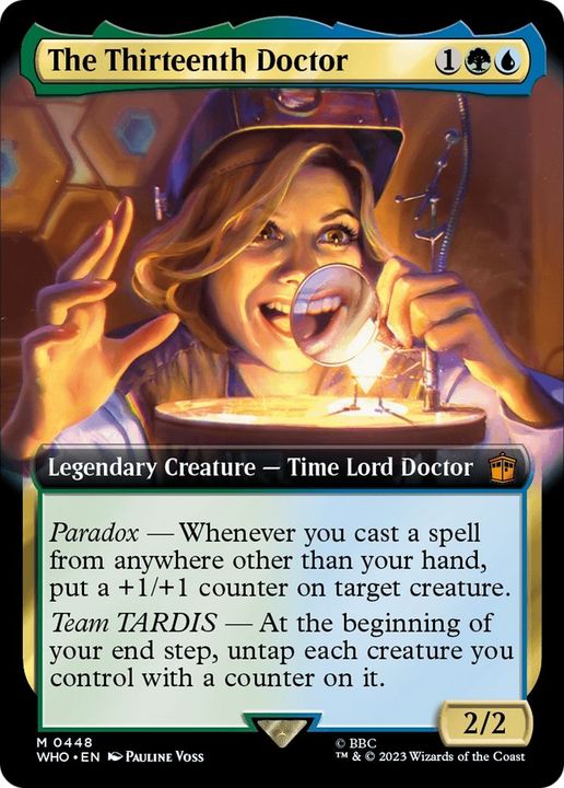 The Thirteenth Doctor in the group Magic the Gathering / Types / Colors / Multicolors / G, U at Proxyprinters.com (24507)