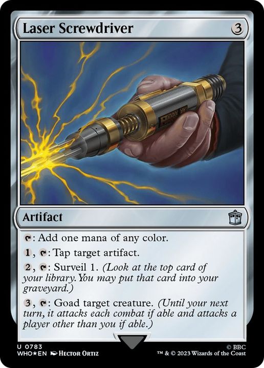 Laser Screwdriver in the group Magic the Gathering / Sets / Doctor Who at Proxyprinters.com (24509)