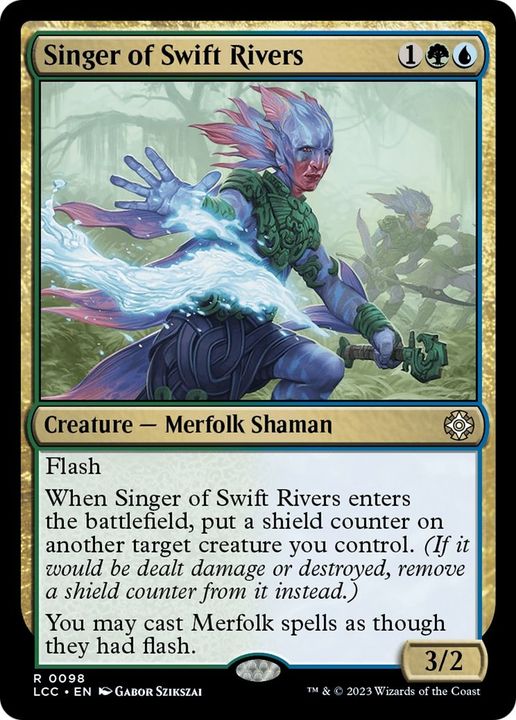 Singer of Swift Rivers in the group Magic the Gathering / Sets / The Lost Caverns of Ixalan Commander at Proxyprinters.com (24513)