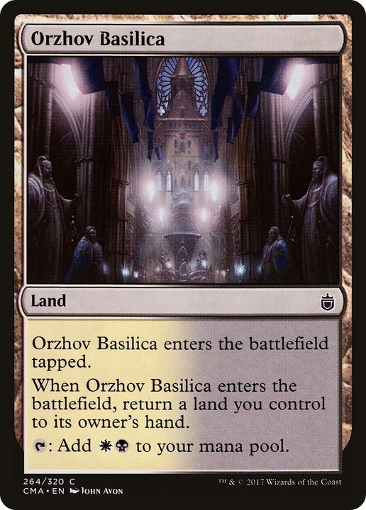 Orzhov Basilica in the group Magic the Gathering / Sets / Commander Anthology at Proxyprinters.com (2452)