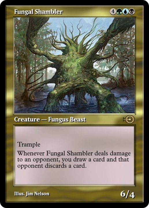 Fungal Shambler in the group Magic the Gathering / Types / Colors / Multicolors / B, G, U at Proxyprinters.com (24535)