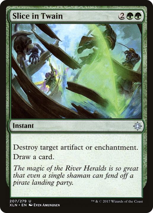 Slice in Twain in the group Magic the Gathering / Types / Colors / Green at Proxyprinters.com (24543)