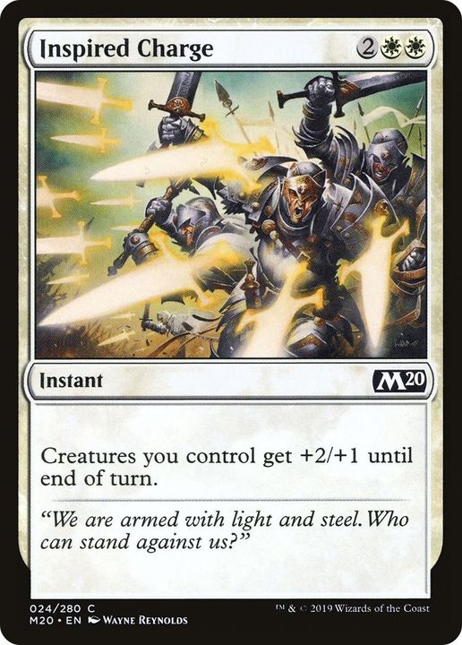 Inspired Charge in the group Magic the Gathering / Sets / Core Set 2020 at Proxyprinters.com (24565)