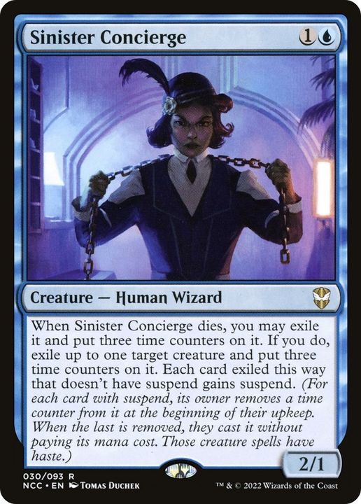 Sinister Concierge in the group Magic the Gathering / Sets / New Capenna Commander at Proxyprinters.com (24569)