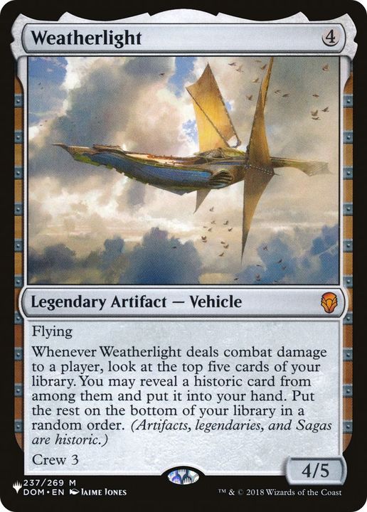 Weatherlight in the group Magic the Gathering / Sets / The List at Proxyprinters.com (24572)