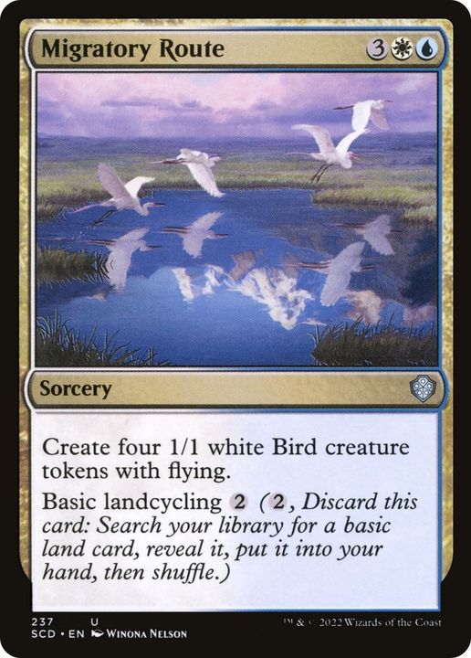 Migratory Route in the group Magic the Gathering / Types / Colors / Multicolors / U, W at Proxyprinters.com (24586)