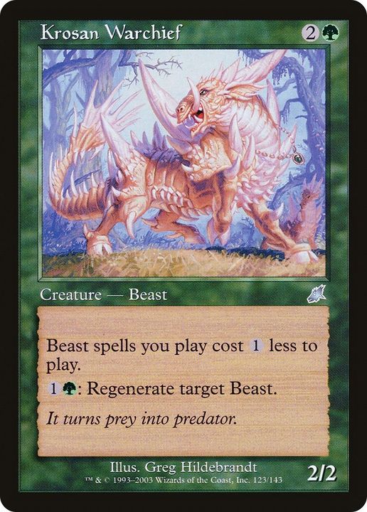 Krosan Warchief in the group Magic the Gathering / Types / Colors / Green at Proxyprinters.com (24595)