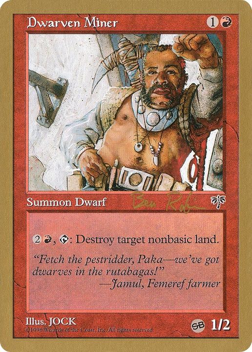 Dwarven Miner in the group Magic the Gathering / Sets / World Championship Decks 1998 at Proxyprinters.com (24616)