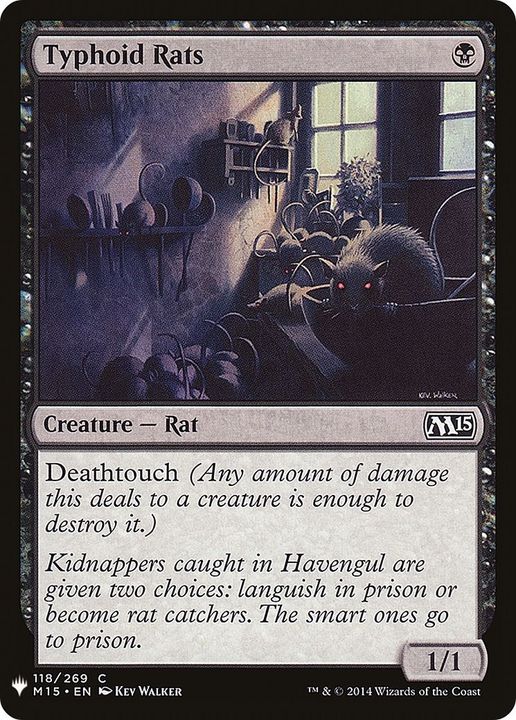 Typhoid Rats in the group Magic the Gathering / Singles at Proxyprinters.com (24629)