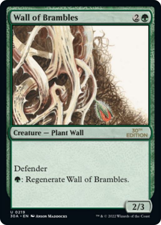 Wall of Brambles in the group Magic the Gathering / Sets / 30th Anniversary Edition at Proxyprinters.com (24644)