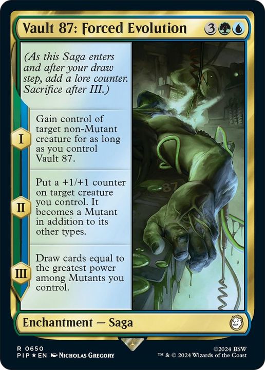 Vault 87: Forced Evolution in the group Magic the Gathering / Types / Colors / Multicolors / G, U at Proxyprinters.com (24649)