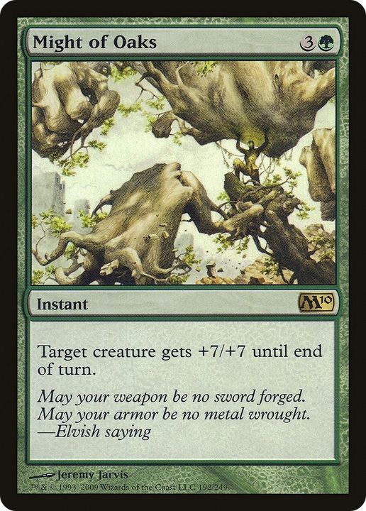 Might of Oaks in the group Magic the Gathering / Types / Colors / Green at Proxyprinters.com (24656)