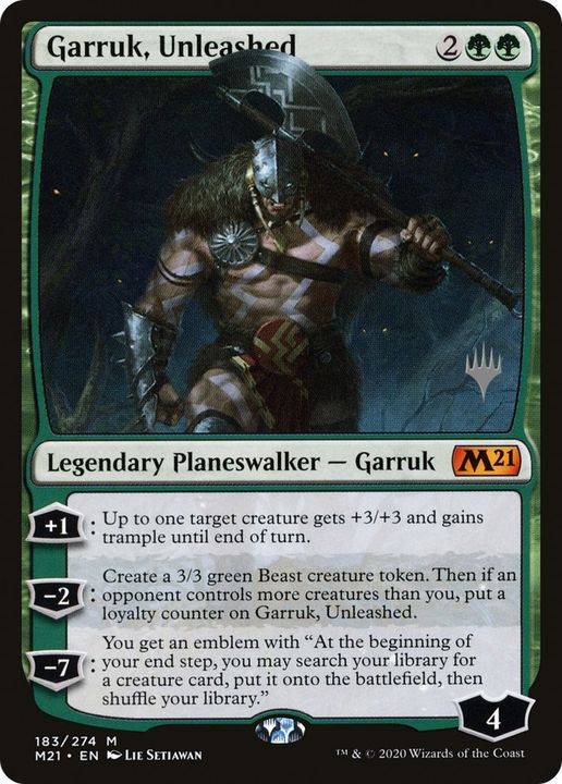 Garruk, Unleashed in the group Magic the Gathering / Types / Colors / Green at Proxyprinters.com (24668)