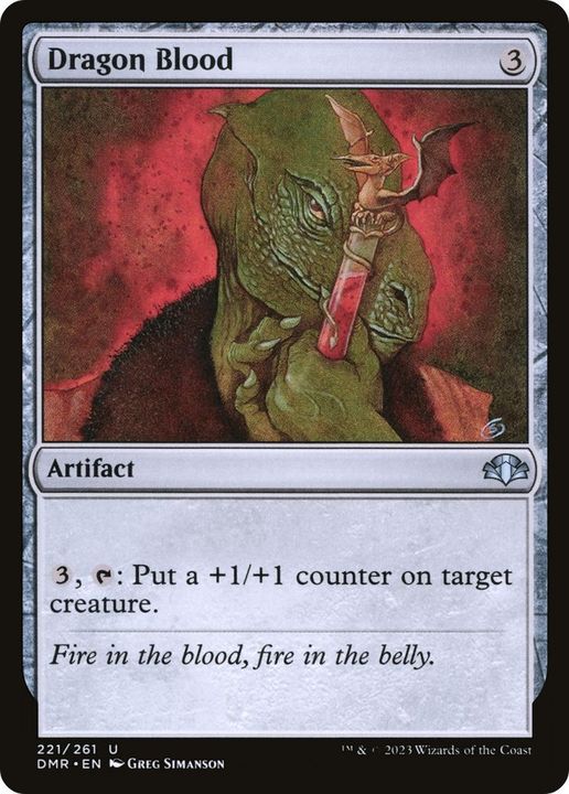 Dragon Blood in the group Magic the Gathering / Types / Artifacts / Artifact at Proxyprinters.com (24674)