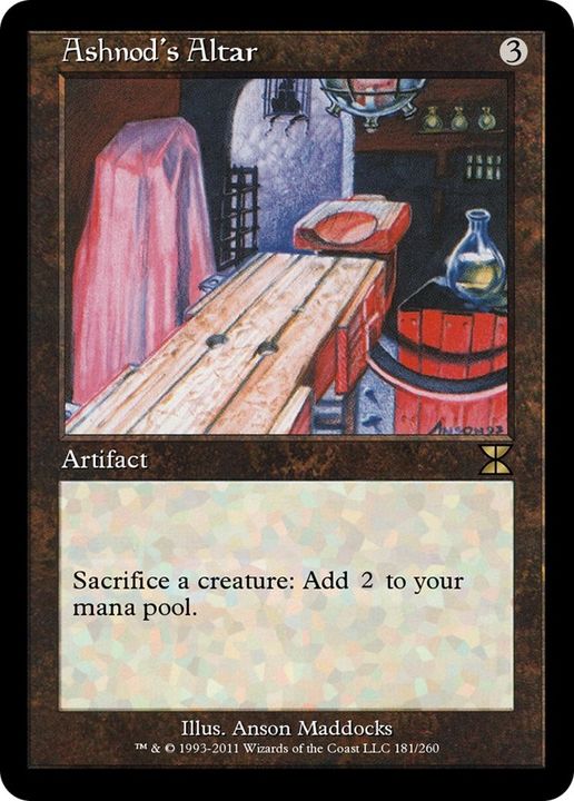 Ashnod's Altar in the group Magic the Gathering / Types / Artifacts / Artifact at Proxyprinters.com (24681)