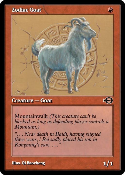 Zodiac Goat in the group Singles at Proxyprinters.com (24687)