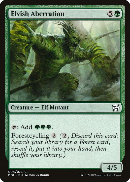 Elvish Aberration in the group Magic the Gathering / Sets / Duel Decks: Elves vs. Inventors at Proxyprinters.com (24690)