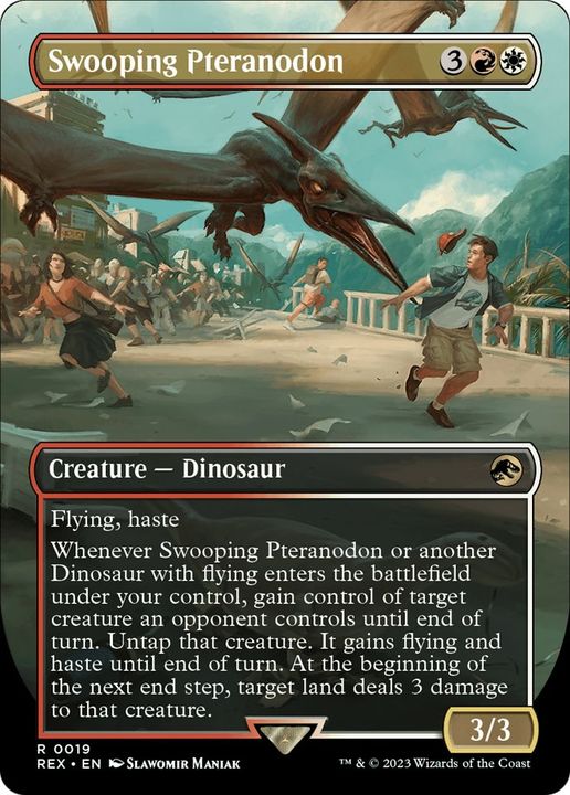 Swooping Pteranodon in the group Magic the Gathering / Types / Colors / Multicolors / R, W at Proxyprinters.com (24697)