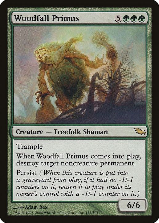 Woodfall Primus in the group Magic the Gathering / Types / Colors / Green at Proxyprinters.com (24698)