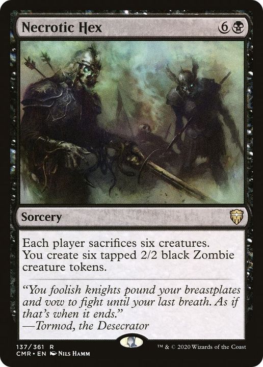 Necrotic Hex in the group Magic the Gathering / Sets / Commander Legends at Proxyprinters.com (247)