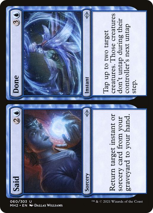 Said // Done in the group Magic the Gathering / Sets / Modern Horizons 2 Minigames at Proxyprinters.com (24700)