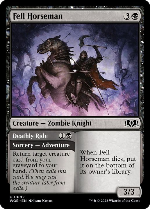 Fell Horseman // Deathly Ride in the group Advanced search at Proxyprinters.com (24720)