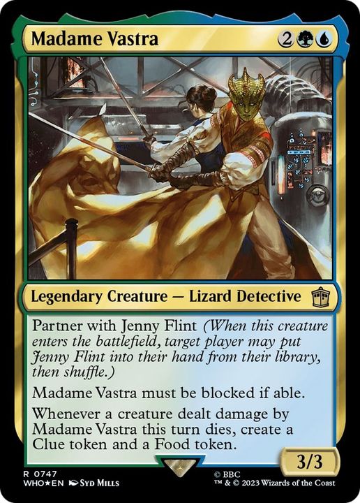 Madame Vastra in the group Magic the Gathering / Types / Colors / Multicolors / G, U at Proxyprinters.com (24726)