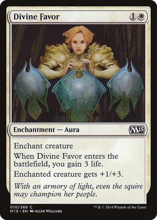 Divine Favor in the group Magic the Gathering / Types / Colors / White at Proxyprinters.com (24729)