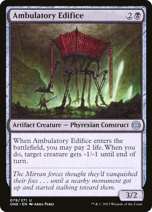 Ambulatory Edifice in the group Magic the Gathering / Types / Colors / Black at Proxyprinters.com (24741)