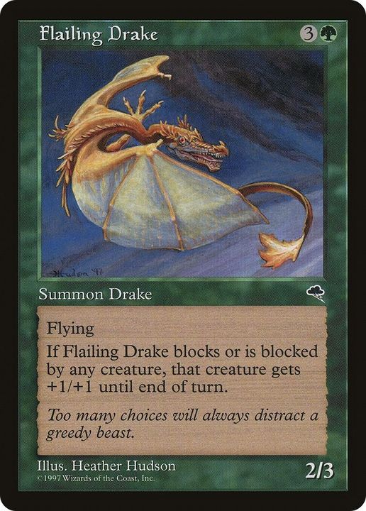 Flailing Drake in the group Magic the Gathering / Types / Colors / Green at Proxyprinters.com (24755)