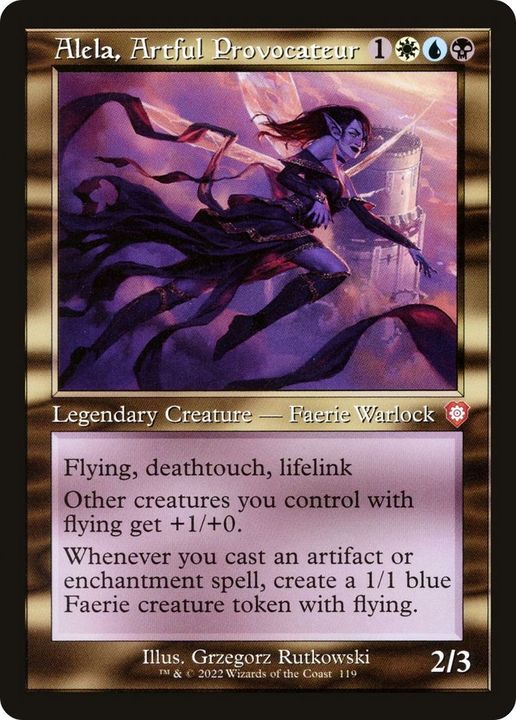 Alela, Artful Provocateur in the group Magic the Gathering / Types / Colors / Multicolors / B, U, W at Proxyprinters.com (24756)