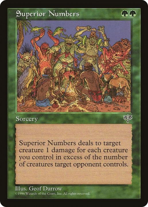 Superior Numbers in the group Magic the Gathering / Types / Colors / Green at Proxyprinters.com (24763)