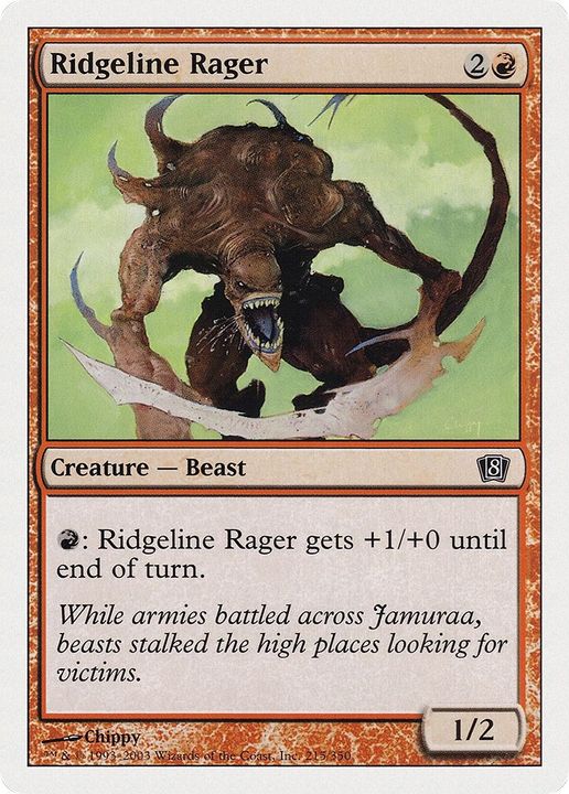 Ridgeline Rager in the group Magic the Gathering / Types / Colors / Red at Proxyprinters.com (24767)