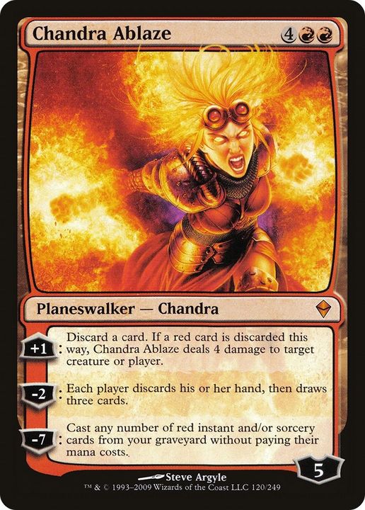 Chandra Ablaze in the group Magic the Gathering / Sets / Zendikar at Proxyprinters.com (24769)