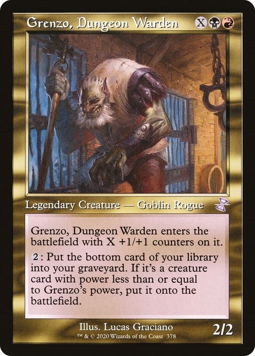 Grenzo, Dungeon Warden in the group Magic the Gathering / Types / Colors / Multicolors / B, R at Proxyprinters.com (24771)