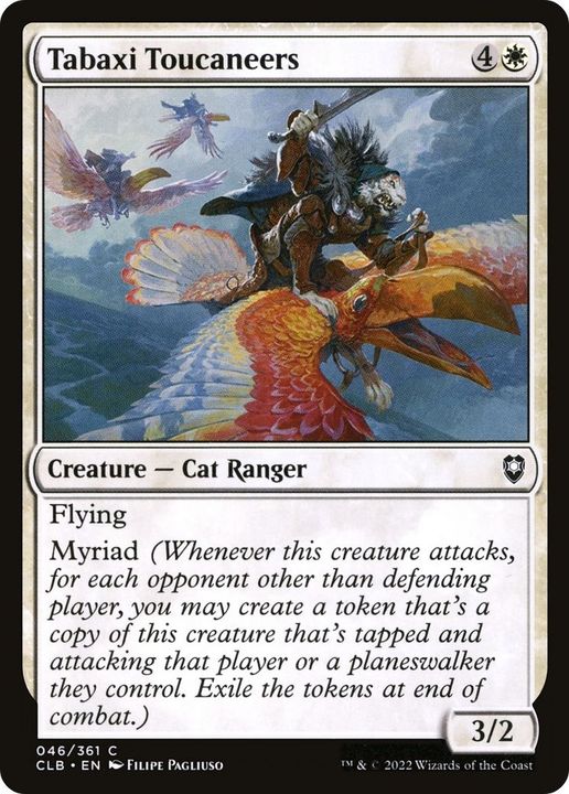 Tabaxi Toucaneers in the group Magic the Gathering / Types / Colors / White at Proxyprinters.com (24784)