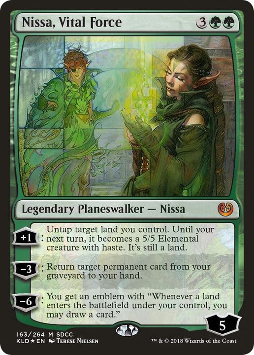 Nissa, Vital Force in the group Magic the Gathering / Sets / San Diego Comic-Con 2018 at Proxyprinters.com (24791)